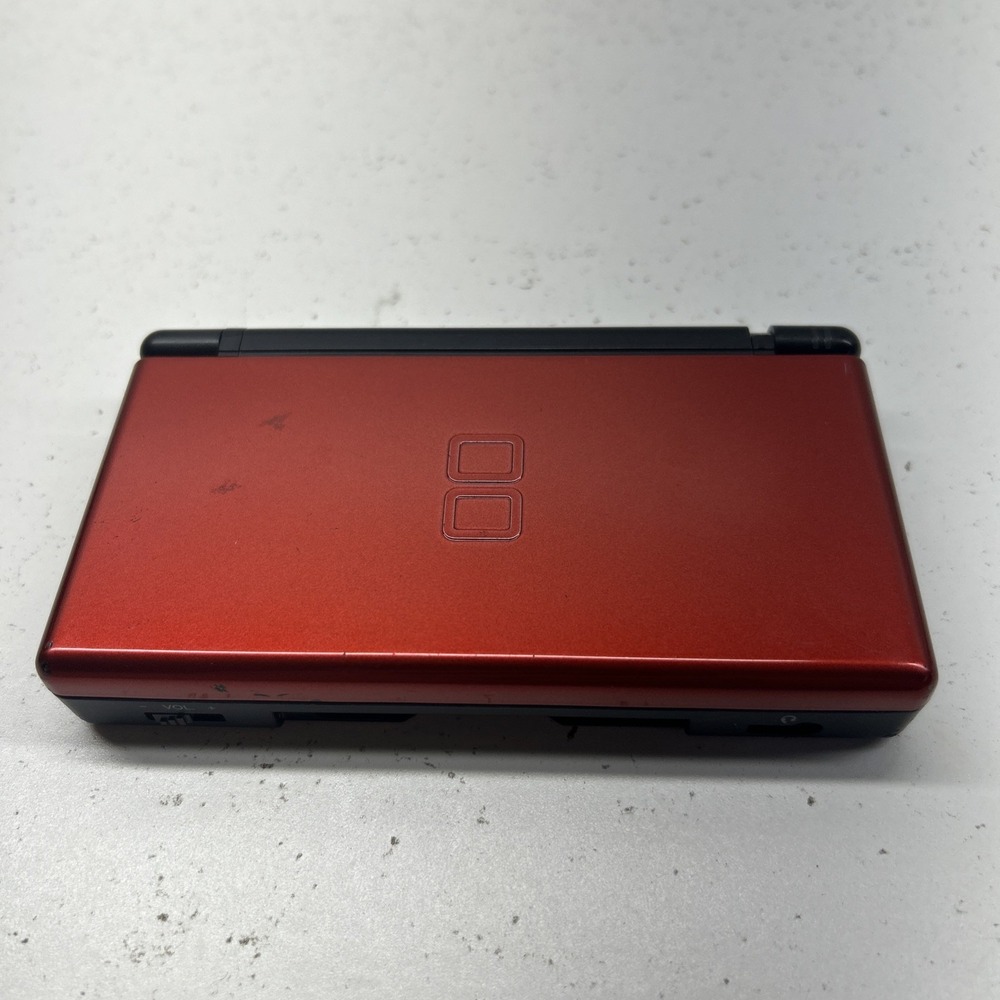 Nintendo DS Lite Red Black Handheld Gaming Console USG-001 Untested Parts Repair